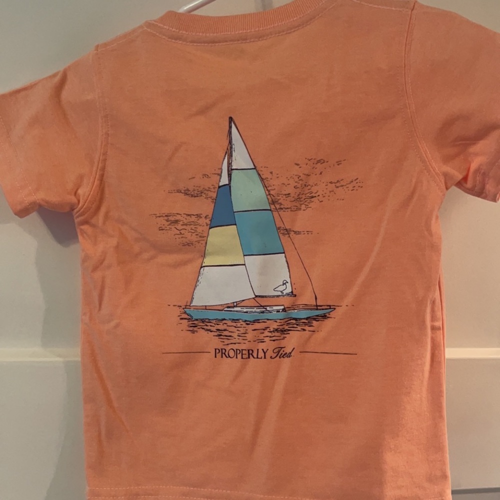 18 month properly tied tshirt in very good used condition